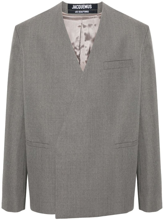 Grey La Veste Cuadrada Blazer