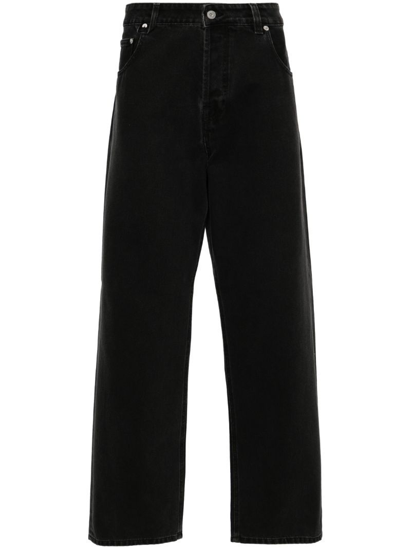 Black Le De NÃ_x0083_Â®mes Wide-leg Jeans