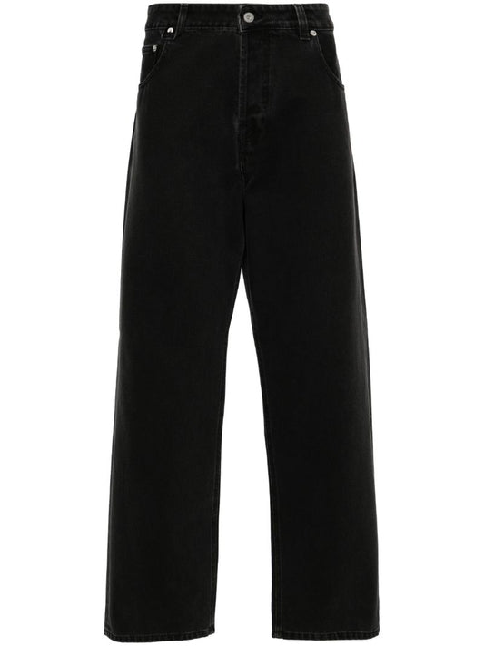 Black Le De NÃ_x0083_Â®mes Wide-leg Jeans