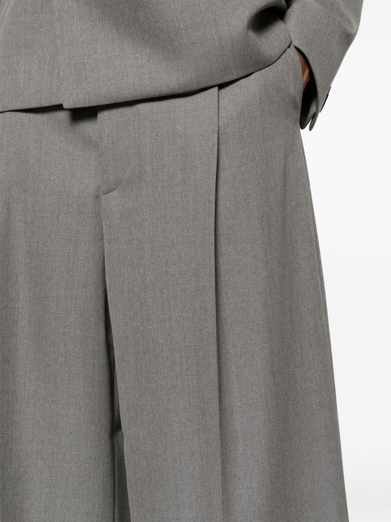 Grey Le Pantalon Salti Wide Leg Trousers