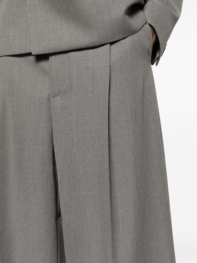 Grey Le Pantalon Salti Wide Leg Trousers