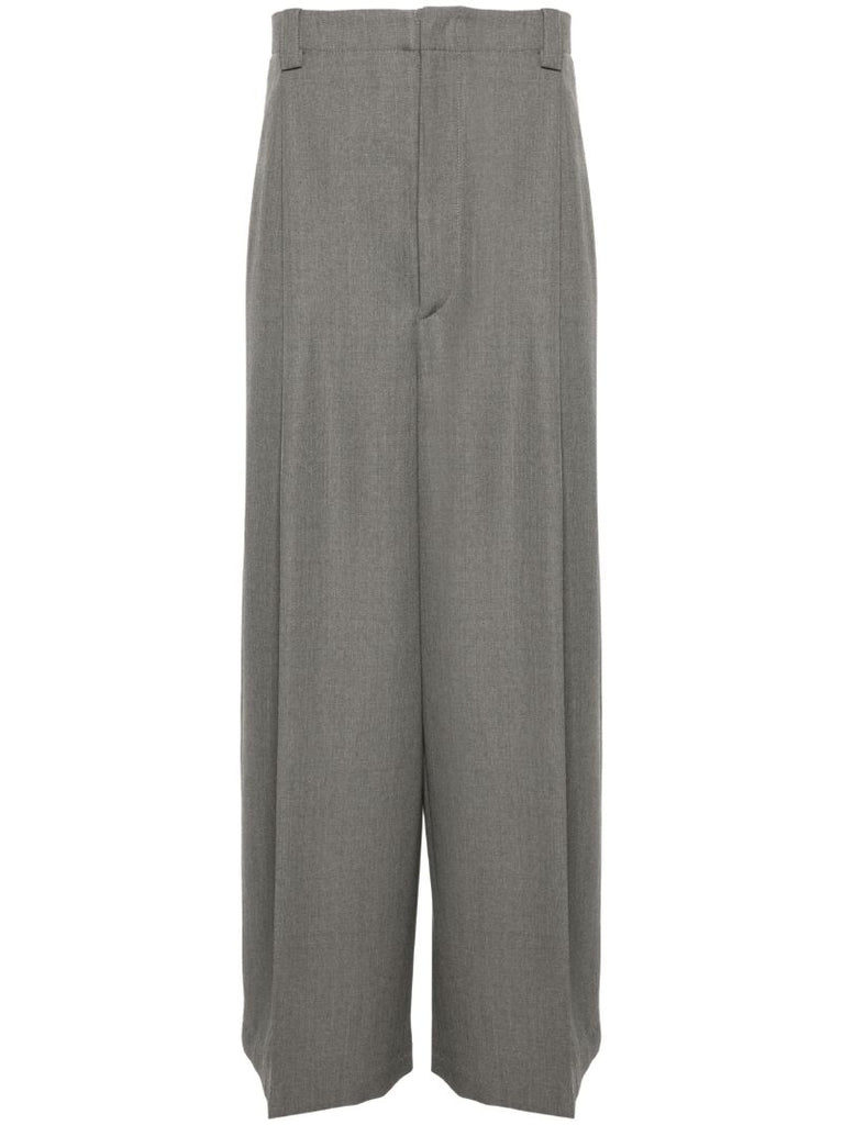 Grey Le Pantalon Salti Wide Leg Trousers
