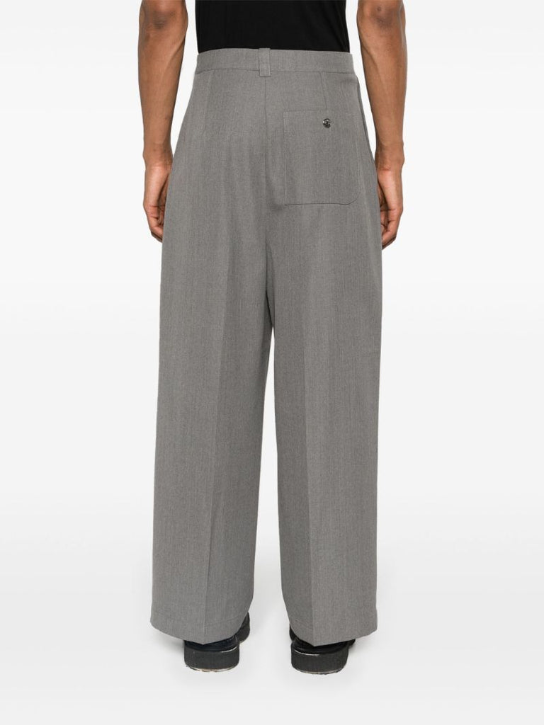 Grey Le Pantalon Salti Wide Leg Trousers