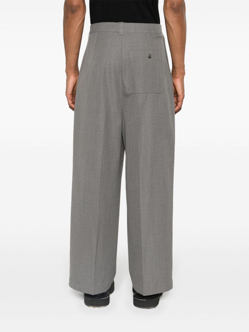 Grey Le Pantalon Salti Wide Leg Trousers