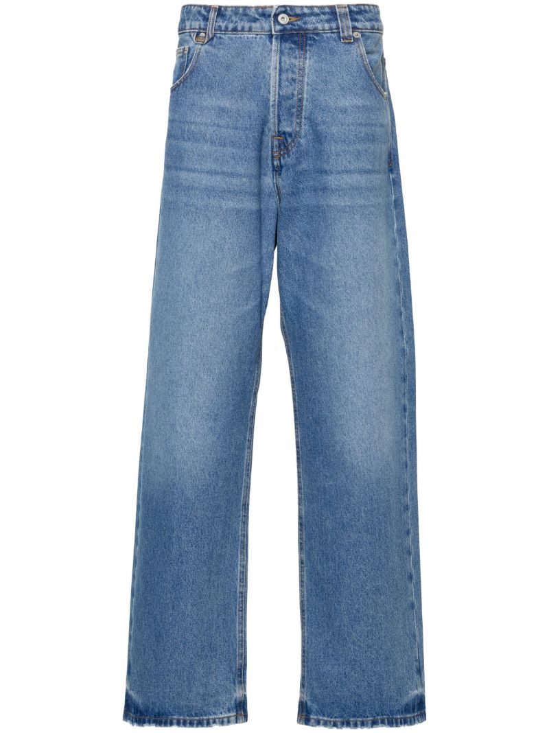 Blue Le De NÃ_x0083_Â®mes Wide-leg Jeans