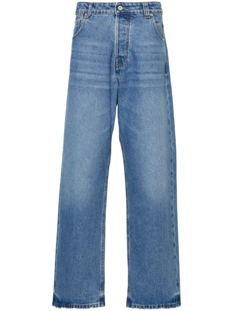 Blue Le De NÃ_x0083_Â®mes Wide-leg Jeans