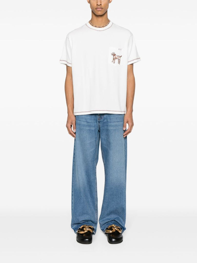 Blue Le De NÃ_x0083_Â®mes Wide-leg Jeans