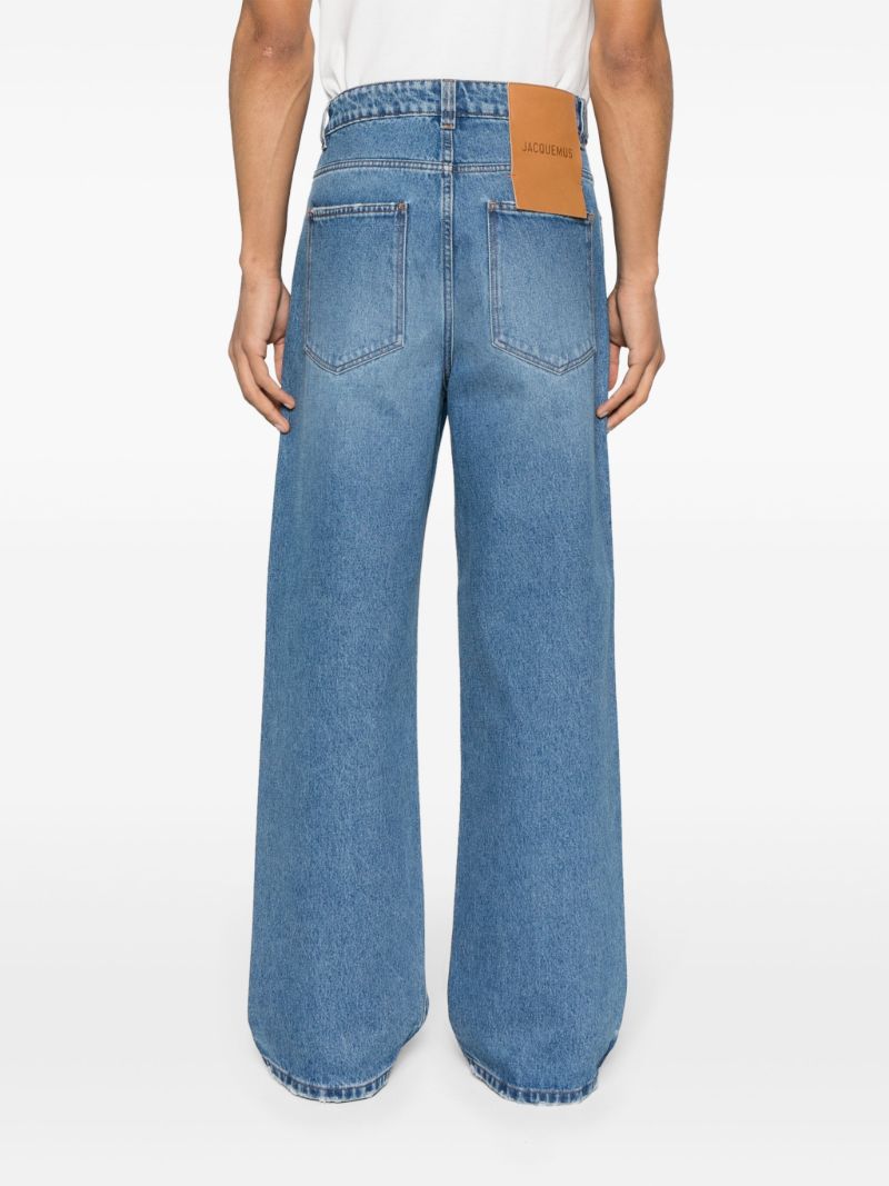 Blue Le De NÃ_x0083_Â®mes Wide-leg Jeans
