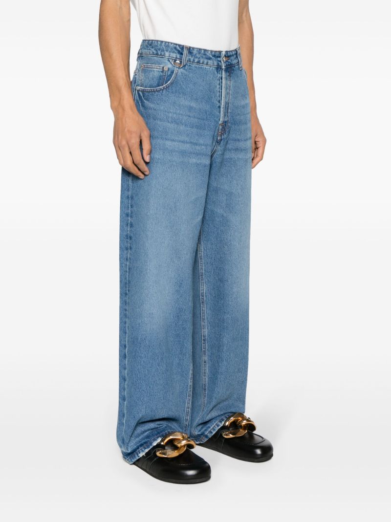 Blue Le De NÃ_x0083_Â®mes Wide-leg Jeans
