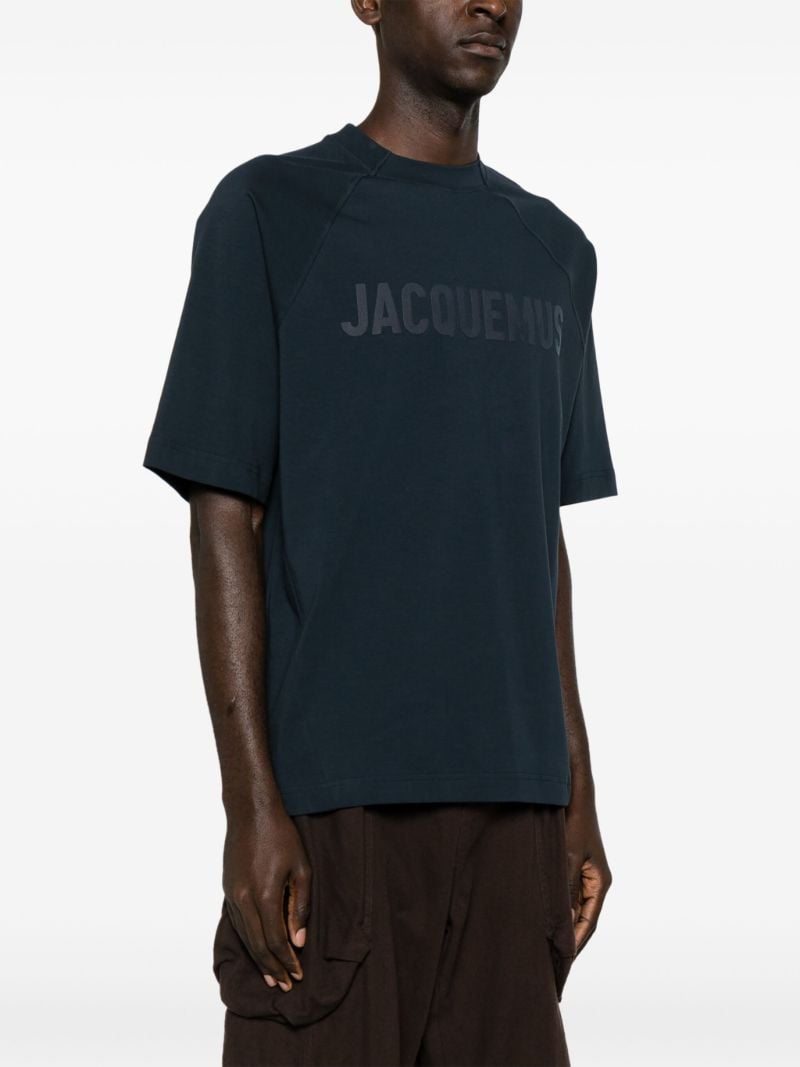 Blue Le T-shirt Typo Logo T-shirt