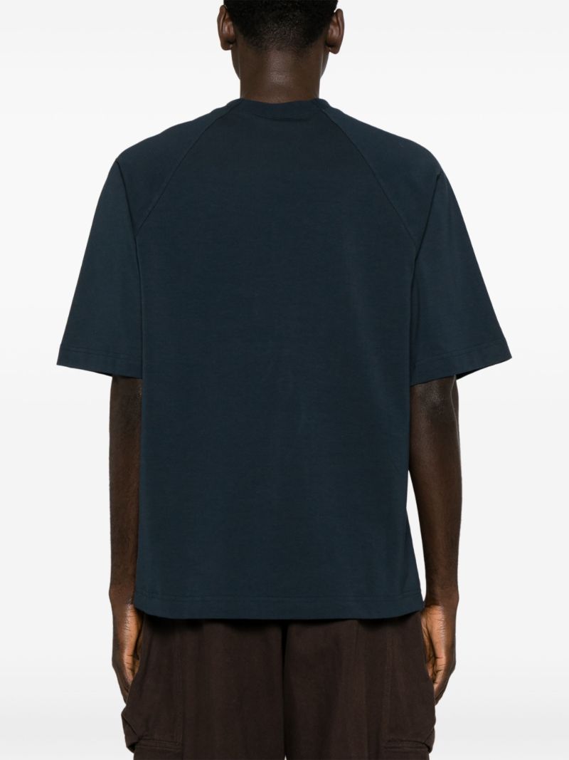 Blue Le T-shirt Typo Logo T-shirt