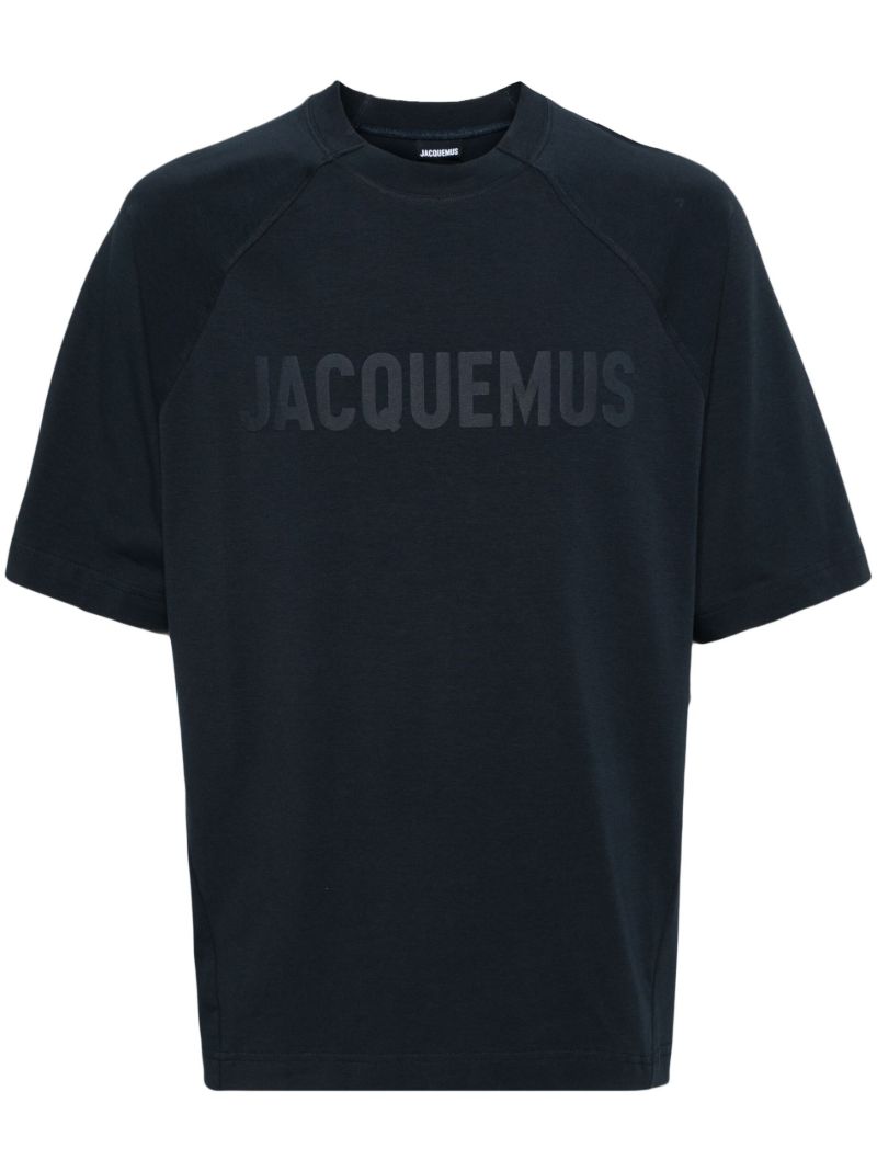 Blue Le T-shirt Typo Logo T-shirt