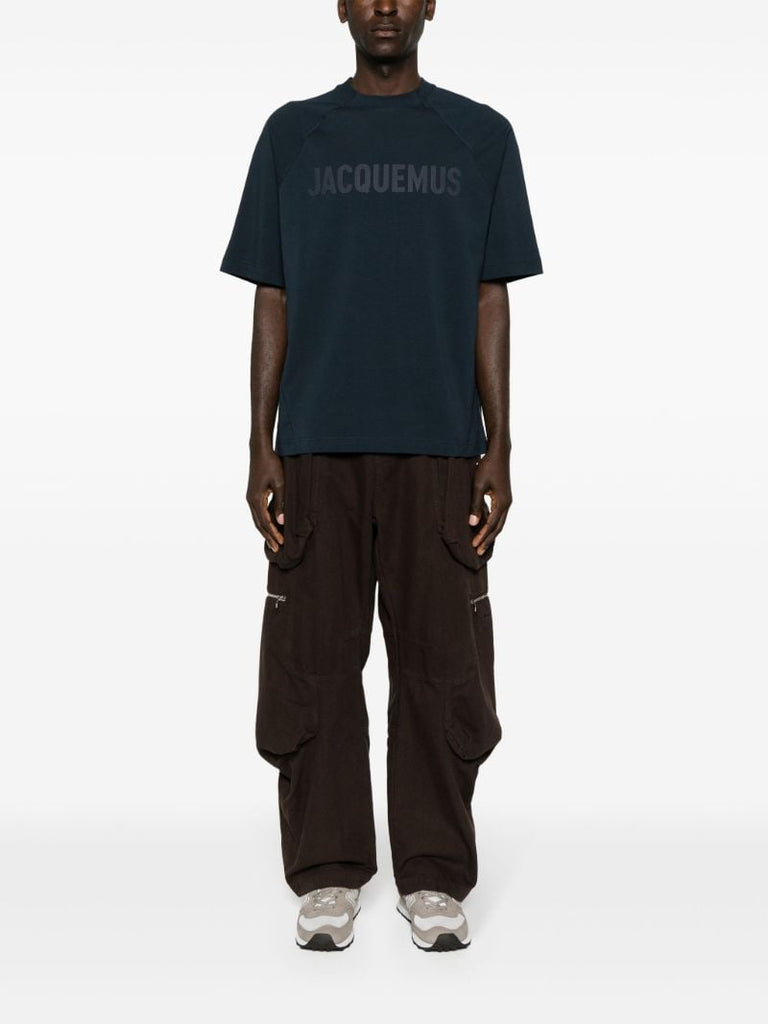 Blue Le T-shirt Typo Logo T-shirt