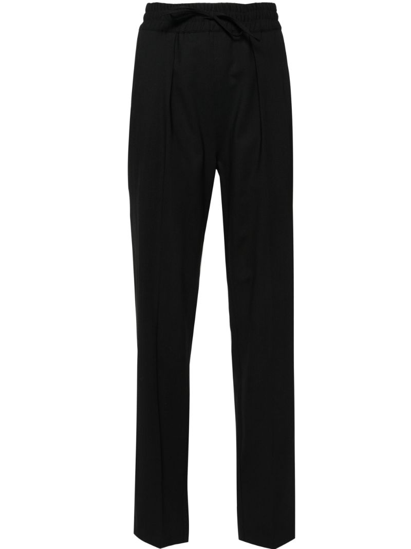 Black Liska Tapered Trousers