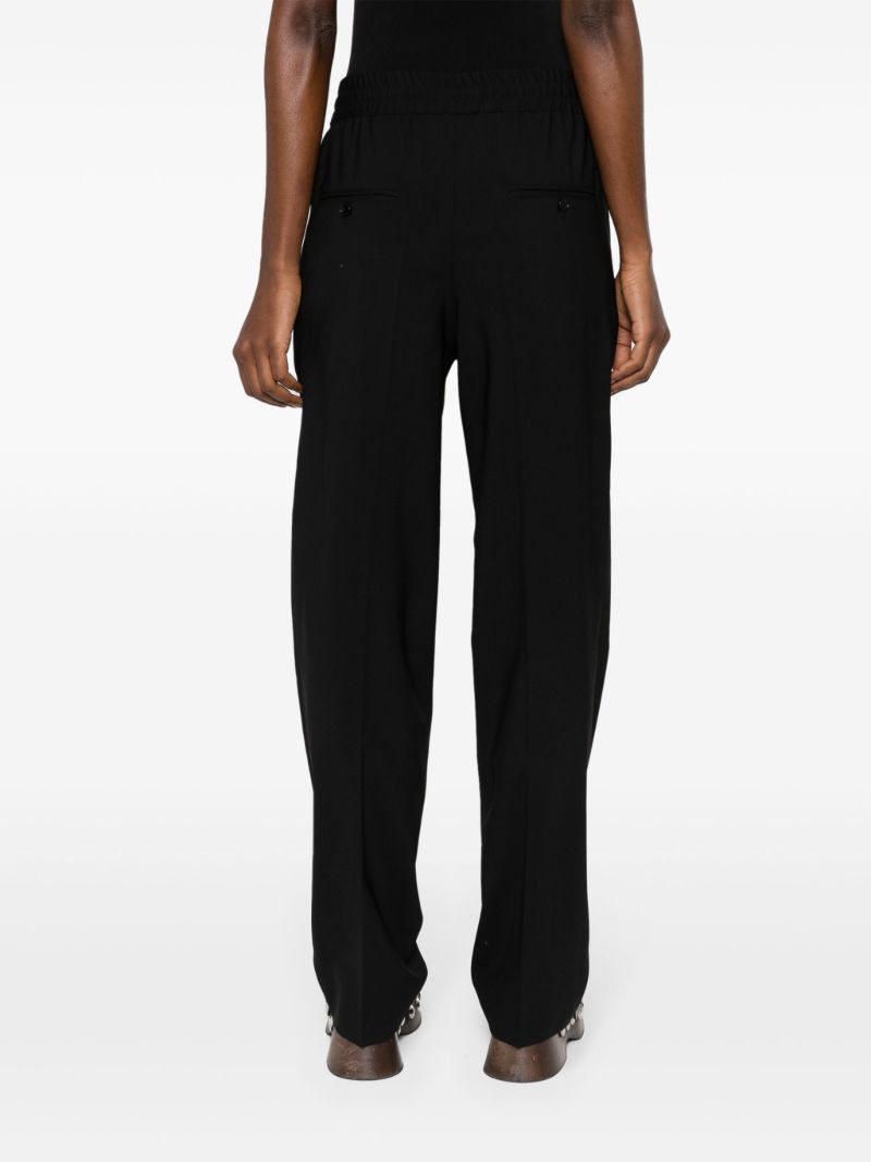Black Liska Tapered Trousers