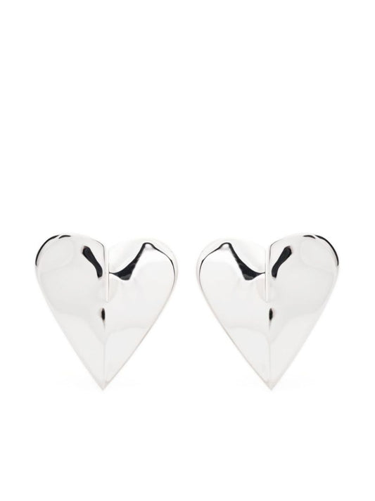 Silver-tone Le Coeur Earrings