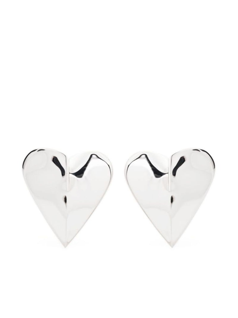 Silver-tone Le Coeur Earrings