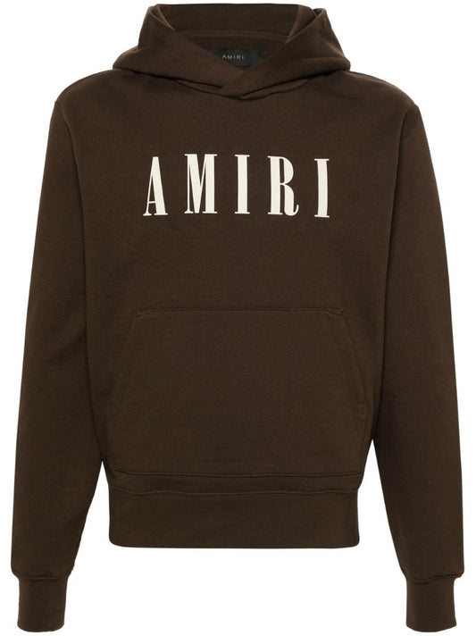 Brown Amiri Core Logo Hoodie