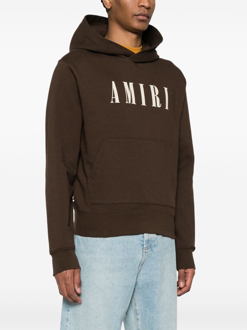 Brown Amiri Core Logo Hoodie