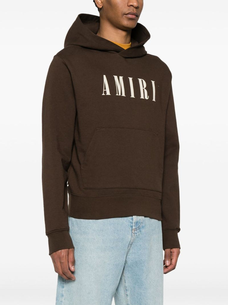 Brown Amiri Core Logo Hoodie