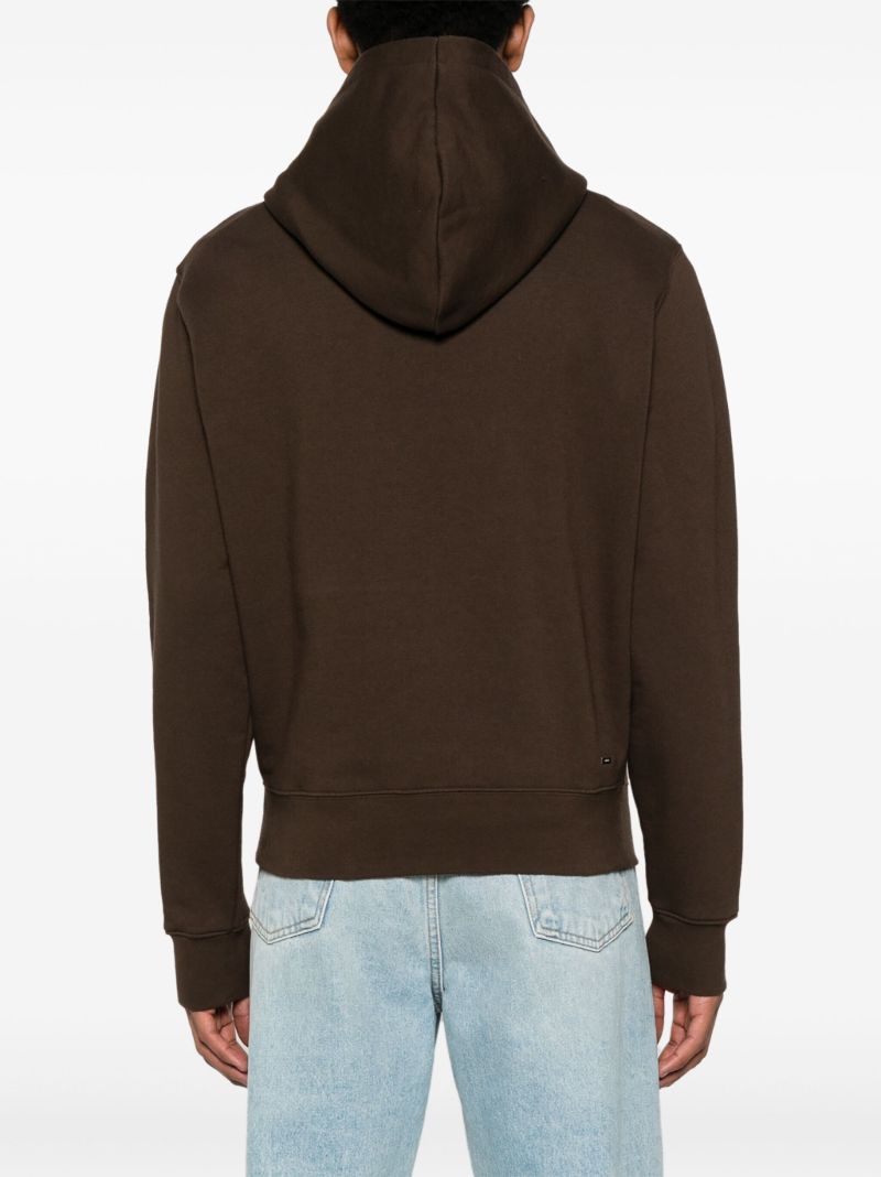Brown Amiri Core Logo Hoodie