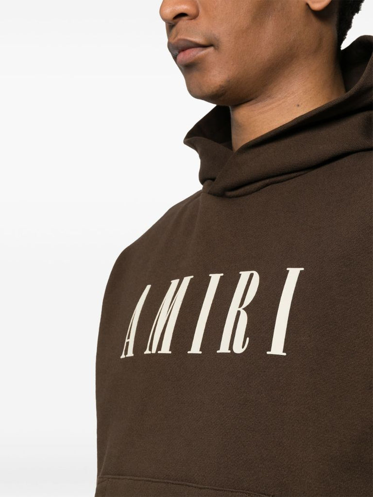 Brown Amiri Core Logo Hoodie