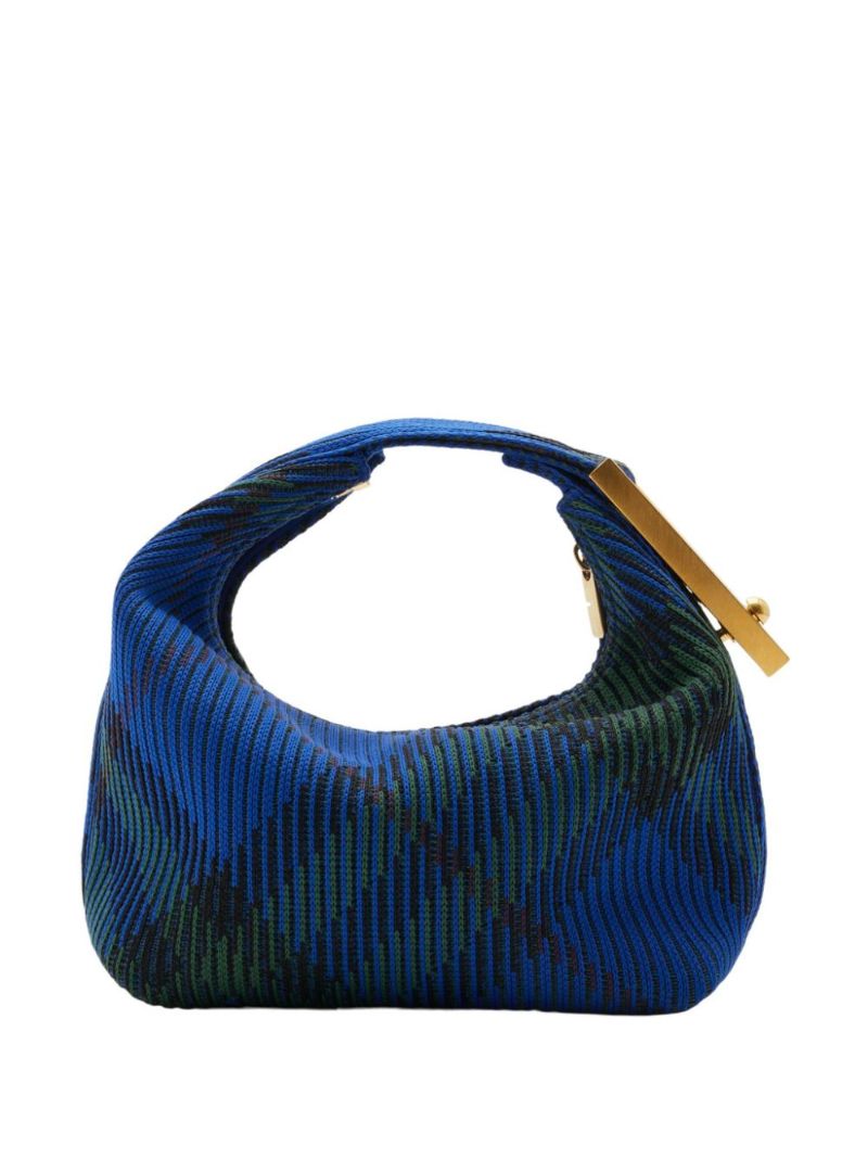 Blue Peg Small Tote Bag