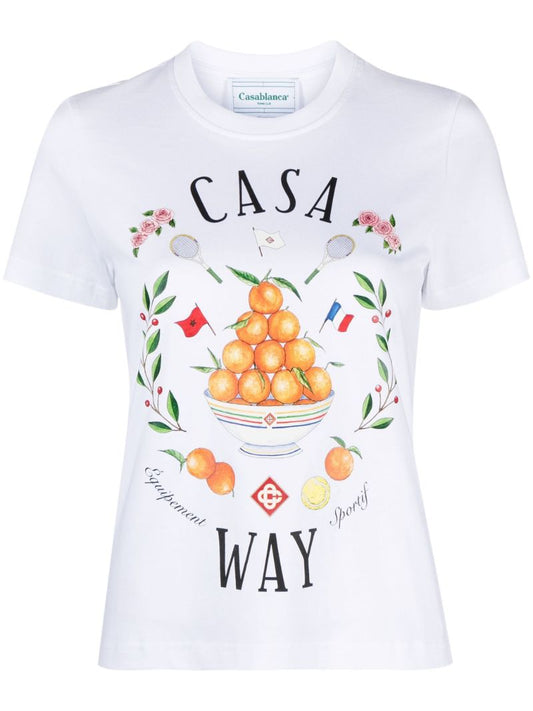 White Casa Way T-shirt