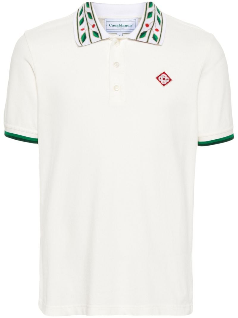 White Laurel Organic Cotton Polo Shirt