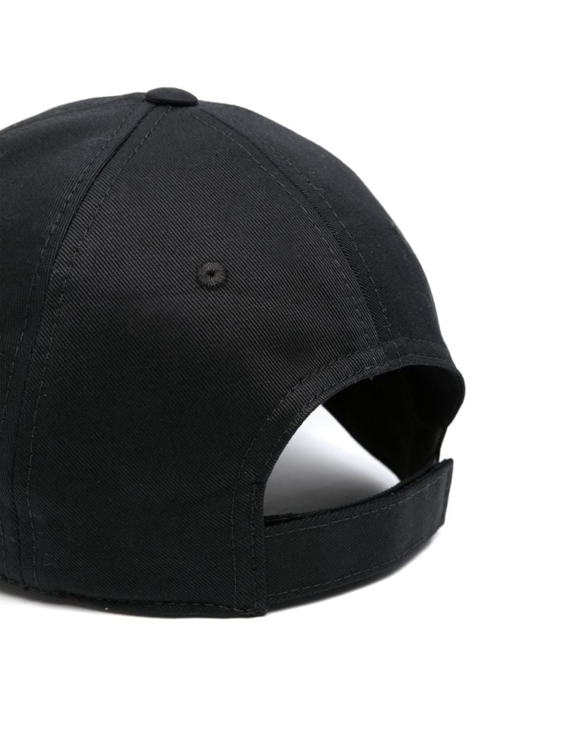 Black Logo-embroidered Organic Cotton Cap