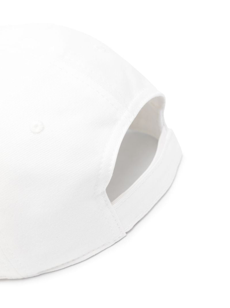 White Logo-embroidered Organic Cotton Cap