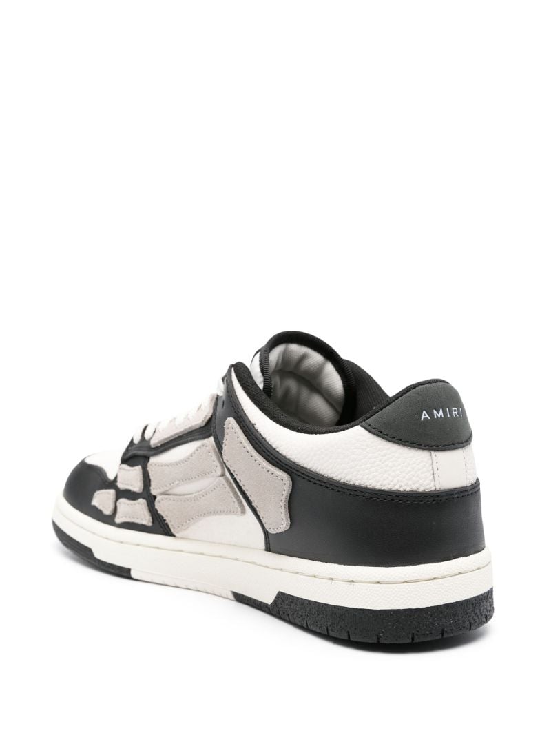 White Skel Leather Sneakers