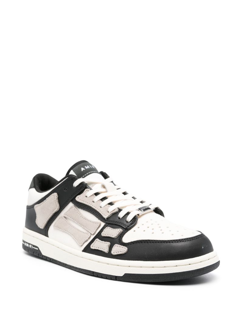 White Skel Leather Sneakers