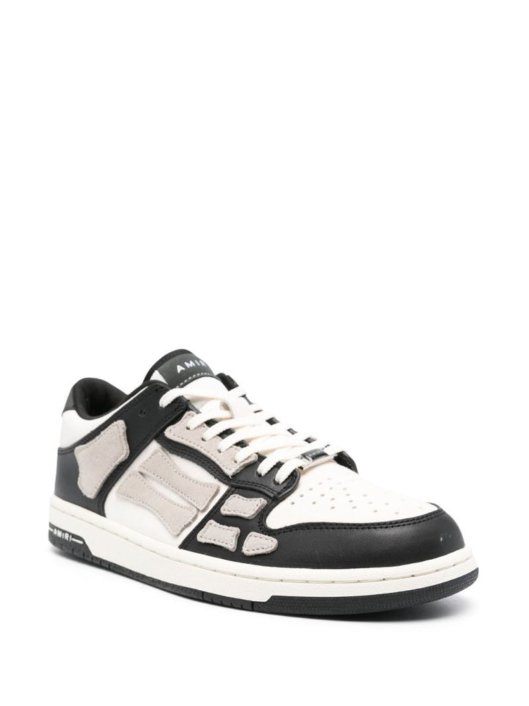 White Skel Leather Sneakers