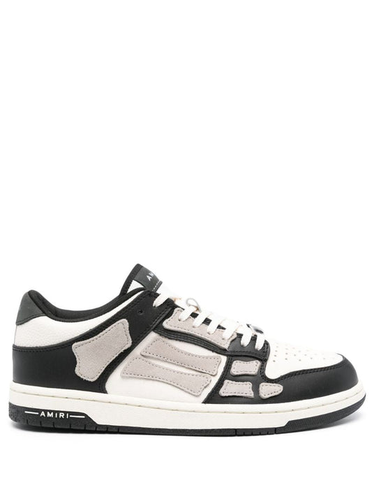 White Skel Leather Sneakers