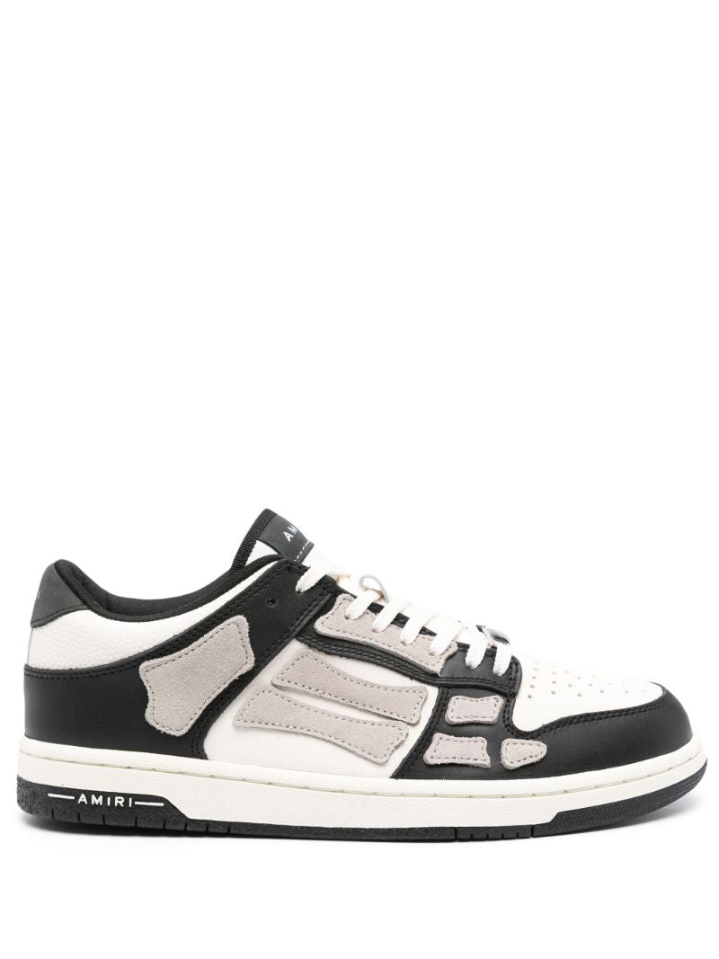 White Skel Leather Sneakers