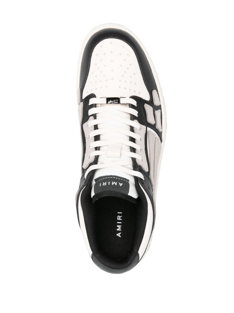 White Skel Leather Sneakers