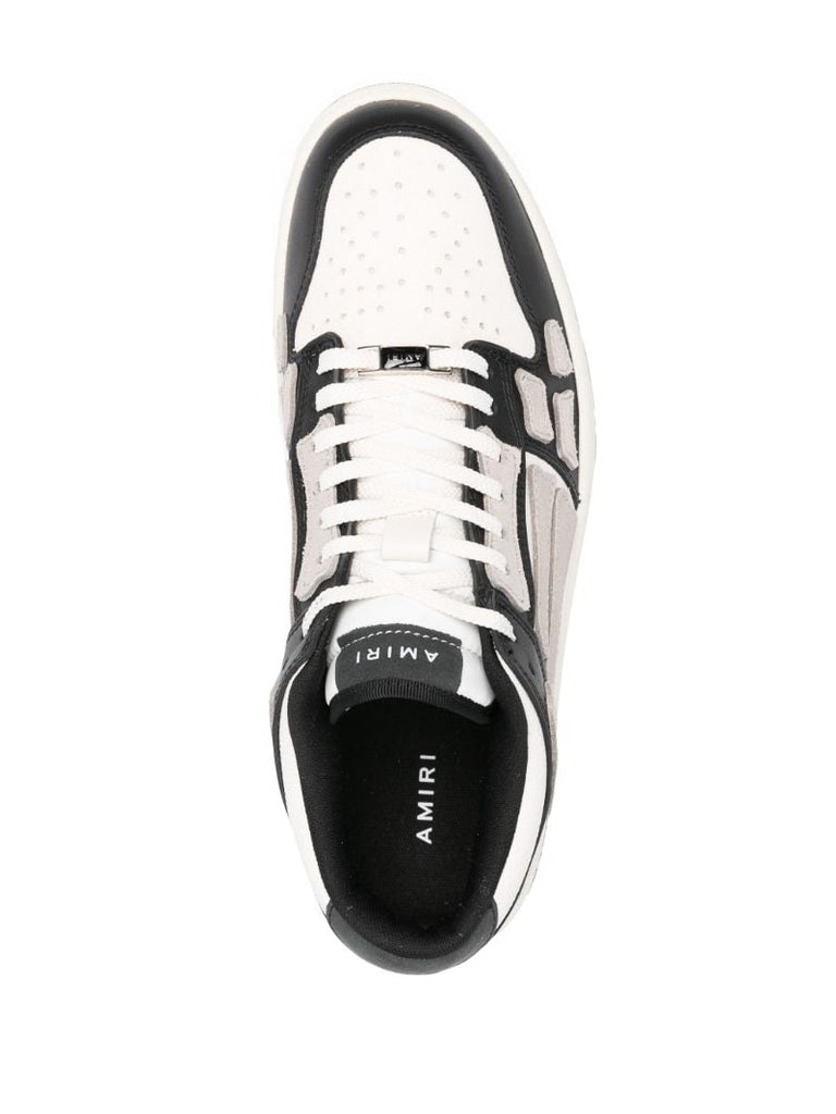 White Skel Leather Sneakers