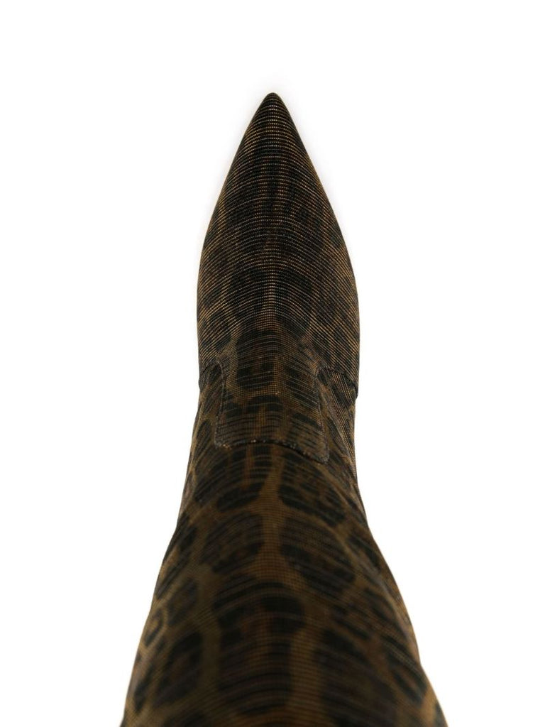 Brown 85mm Knee-high Boots