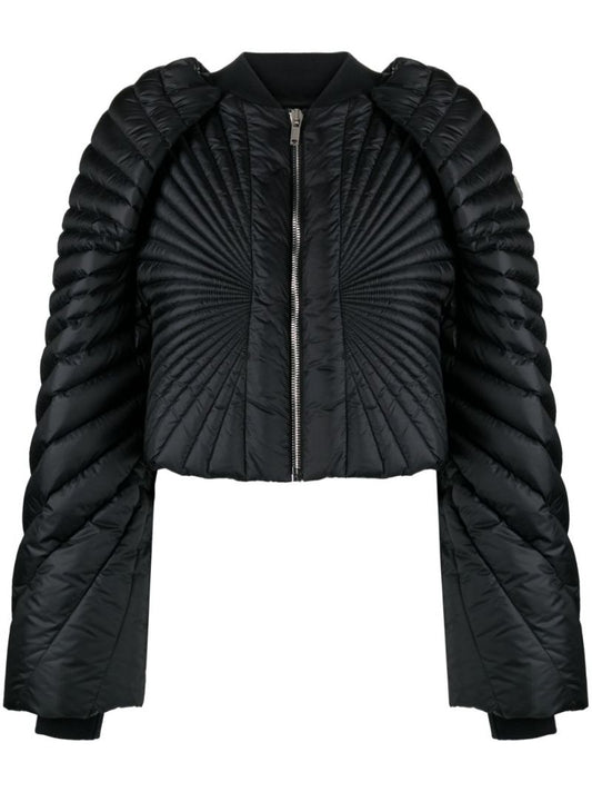 Black Radiance Padded Cropped Jacket