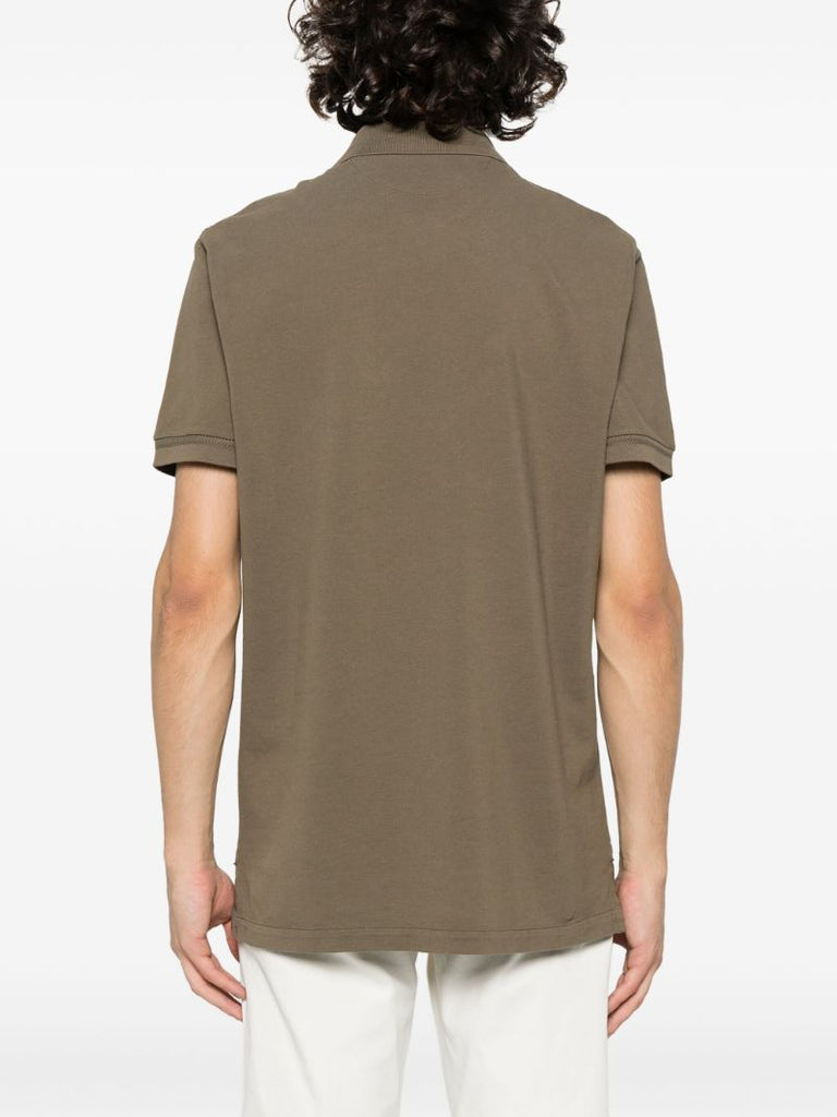 Green Cotton PiquÃ_x0083_Â© Polo Shirt