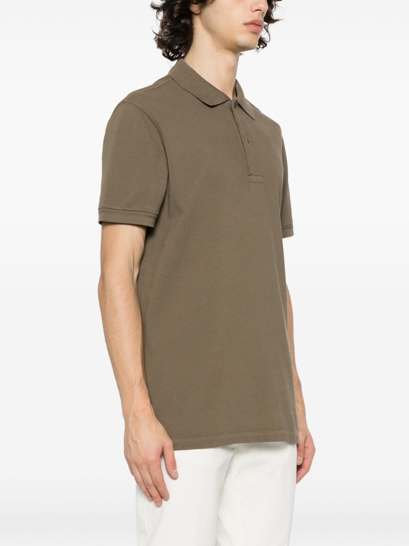 Green Cotton PiquÃ_x0083_Â© Polo Shirt