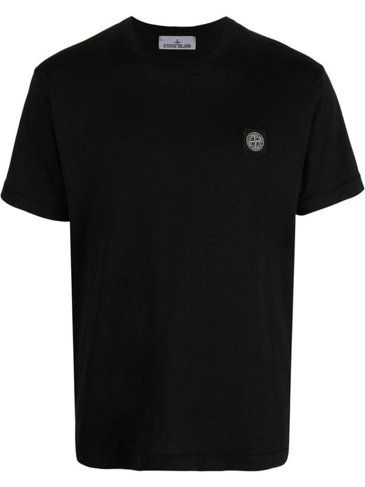Compass-motif T-shirt