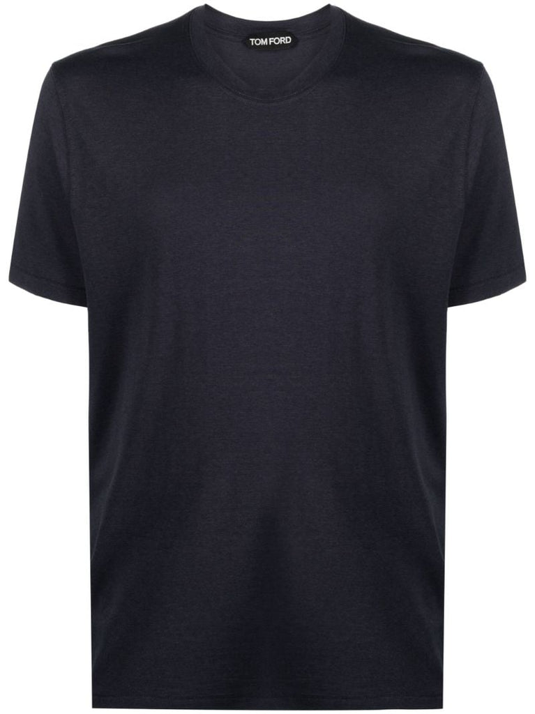 Blue Crew-neck T-shirt