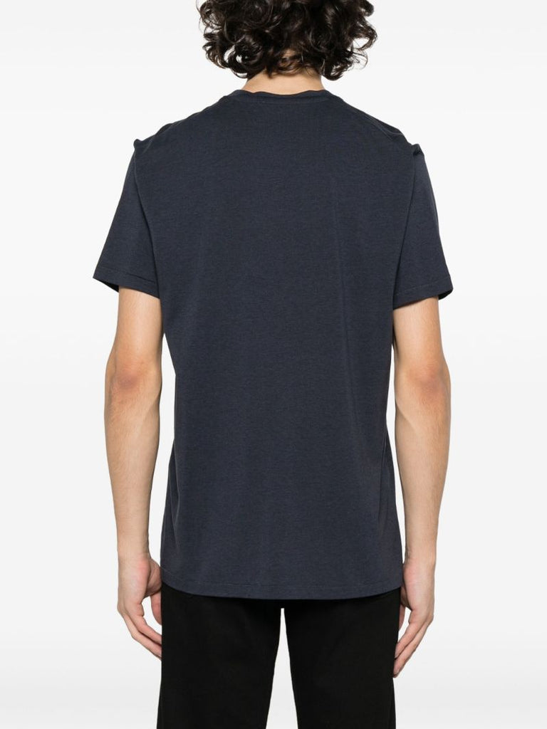 Blue Crew-neck T-shirt