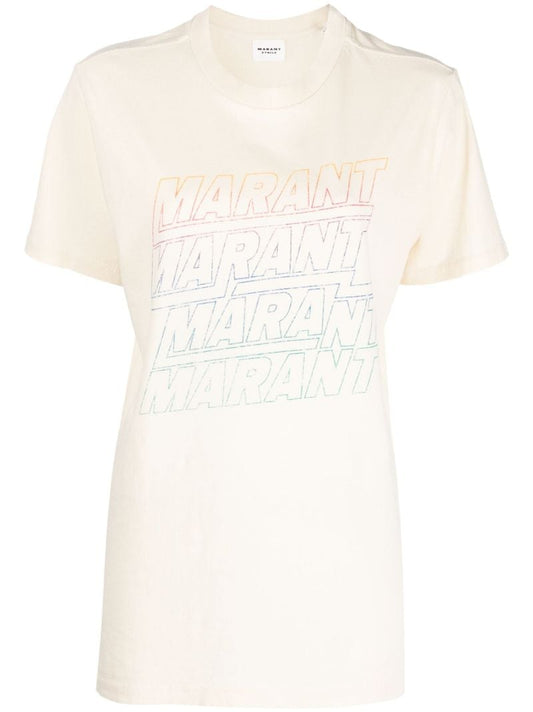 Neutral Logo-print Organic-cotton T-shirt