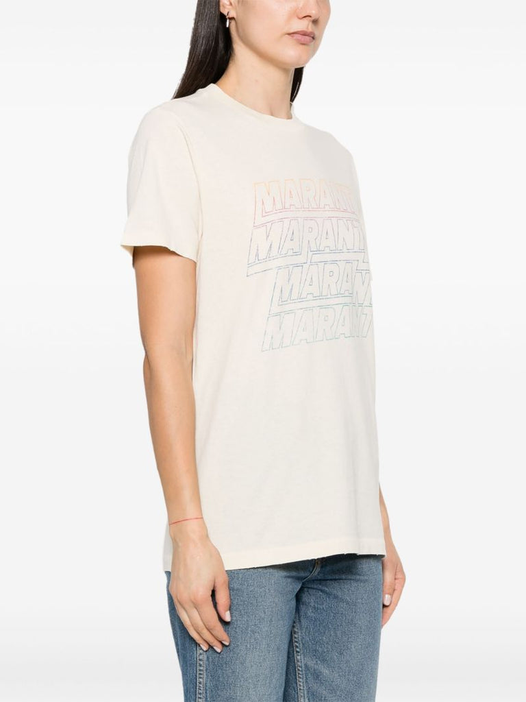 Neutral Logo-print Organic-cotton T-shirt