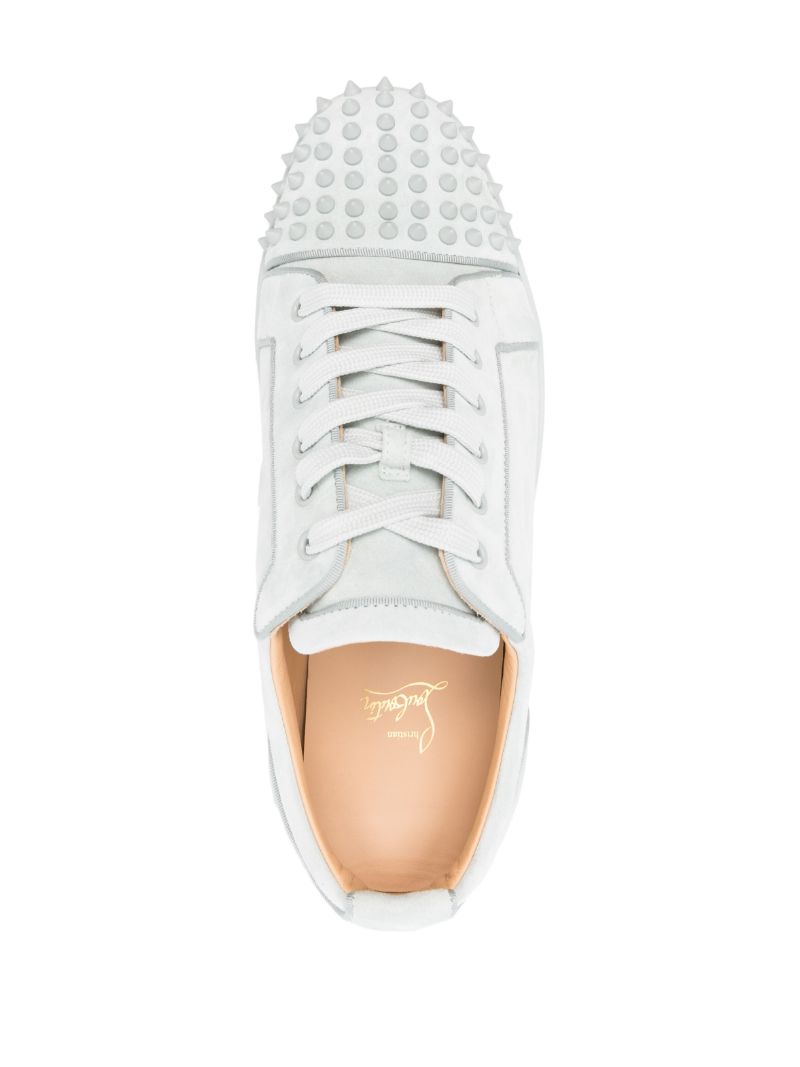 Blue Louis Junior Spikes Suede Sneakers