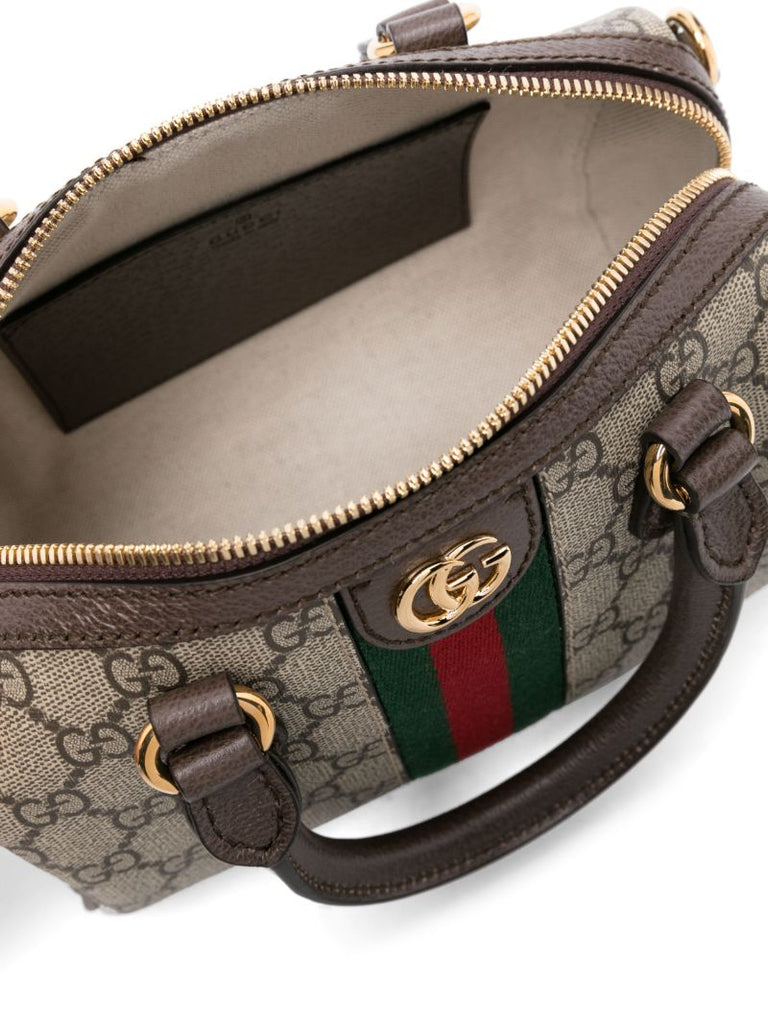 Neutral Ophidia Gg Mini Tote Bag