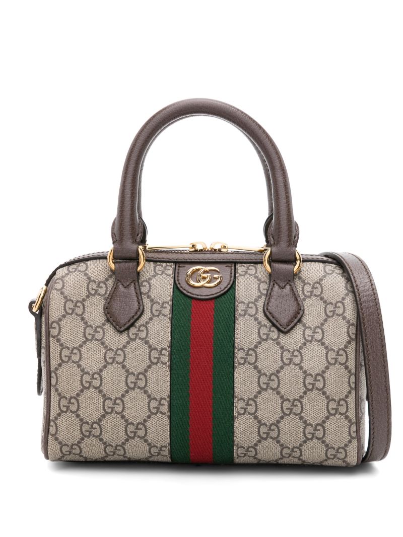 Neutral Ophidia Gg Mini Tote Bag